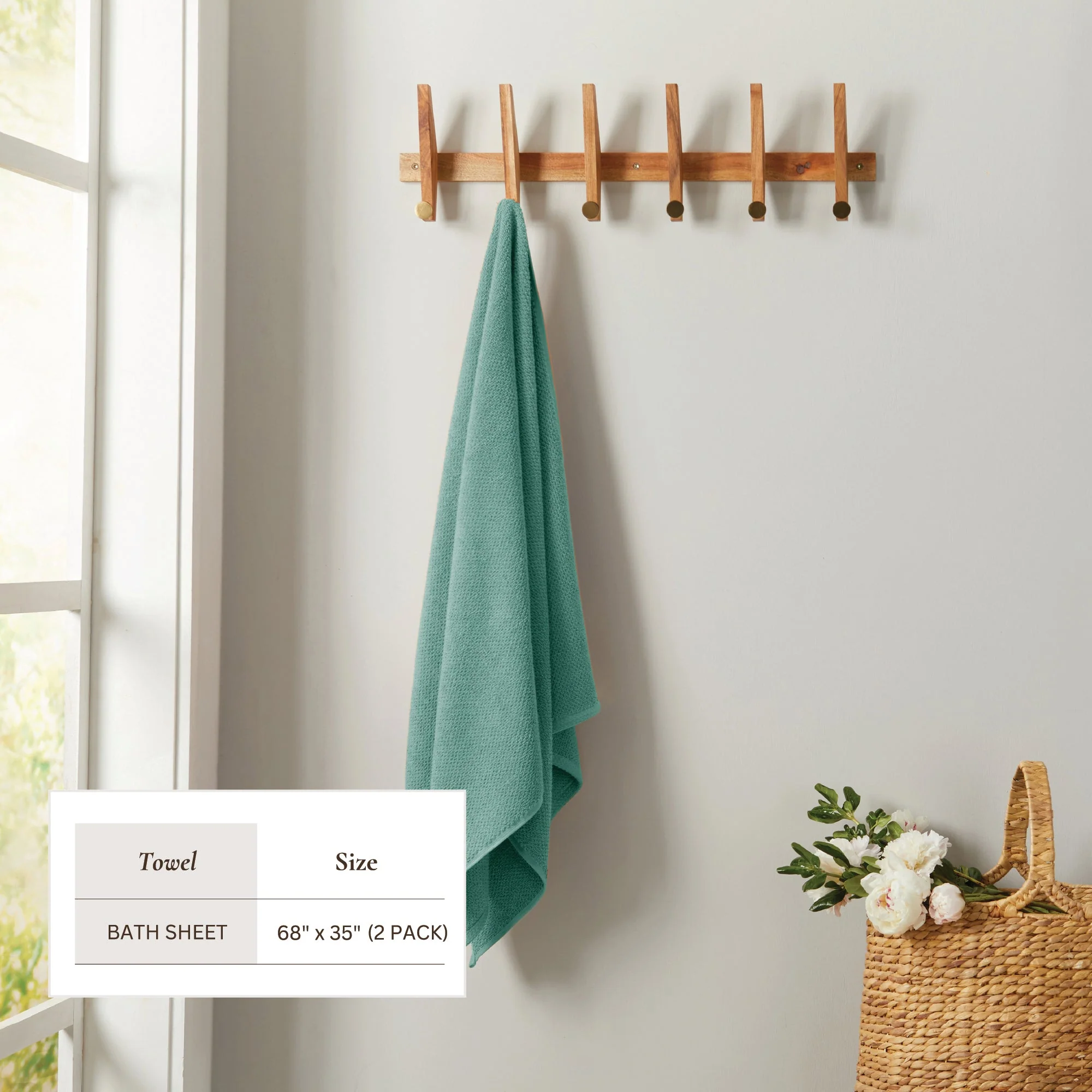 Cotton Textured Bath Towel Set - Acacia Collection - Image 137