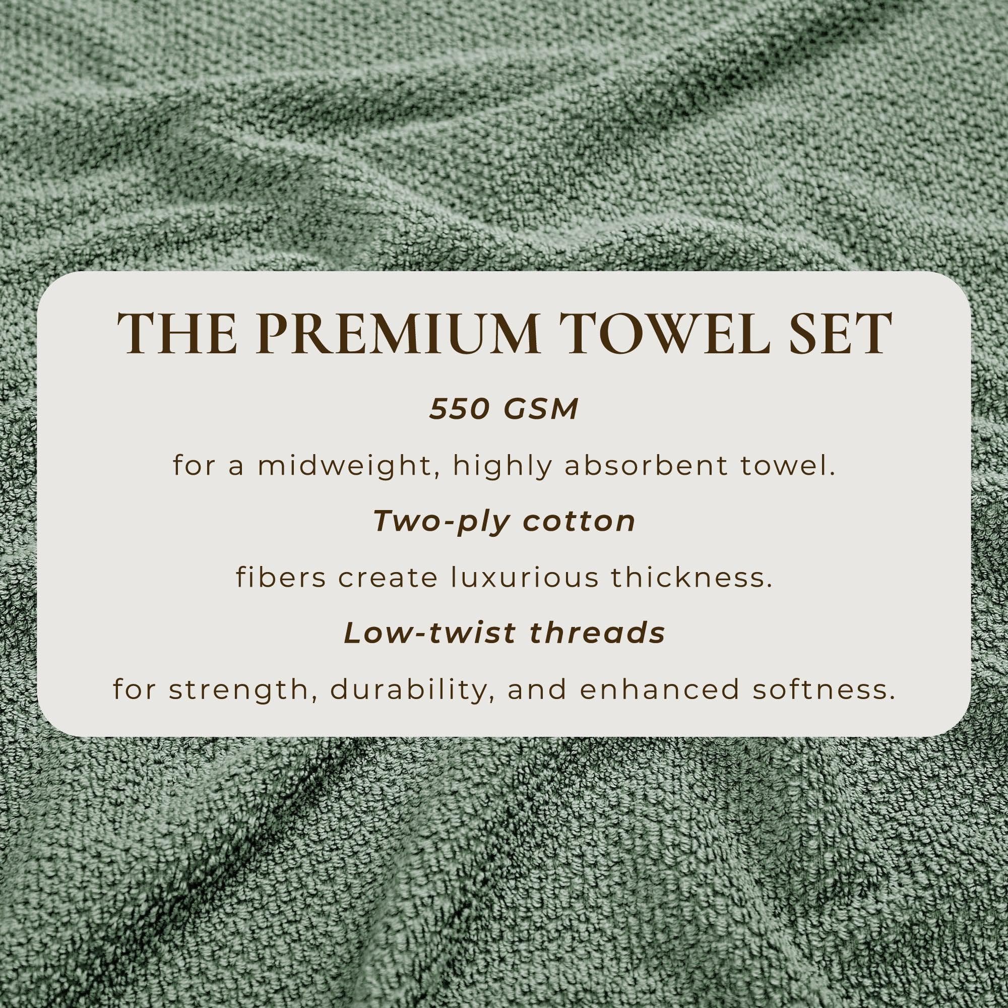 Cotton Textured Bath Towel Set - Acacia Collection - Image 148