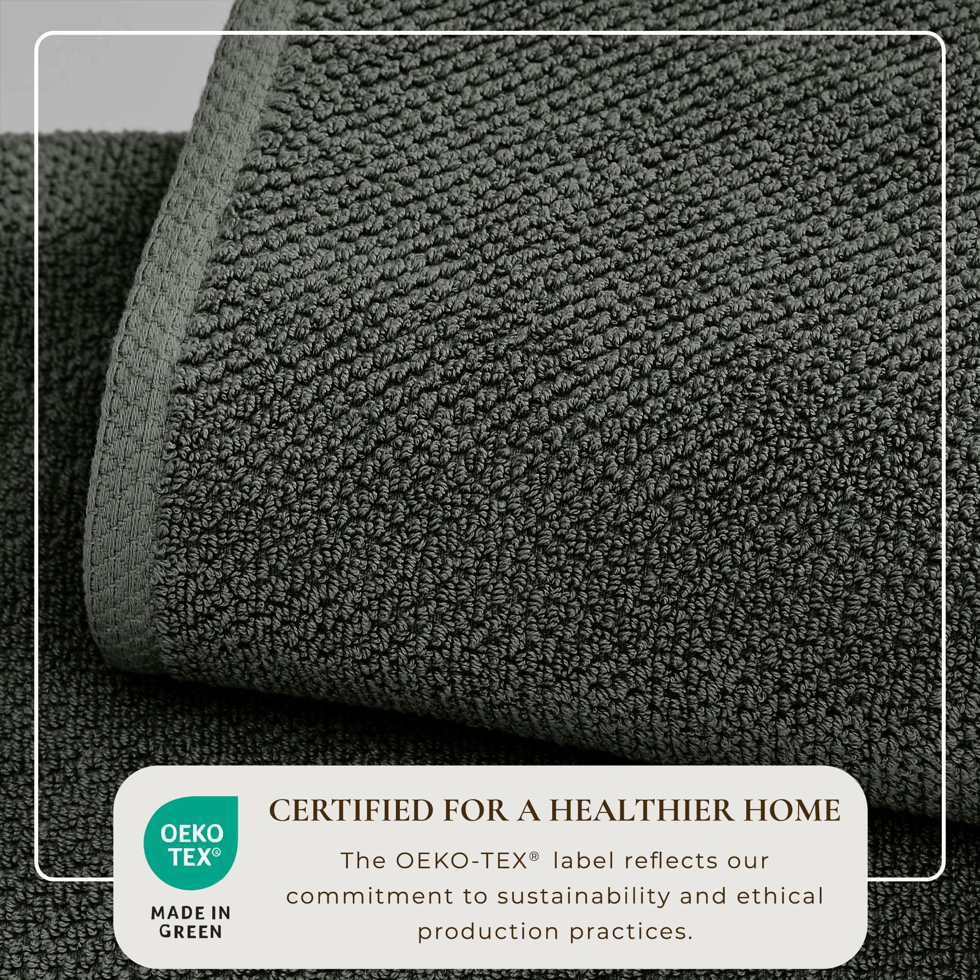 Cotton Textured Bath Towel Set - Acacia Collection - Image 173