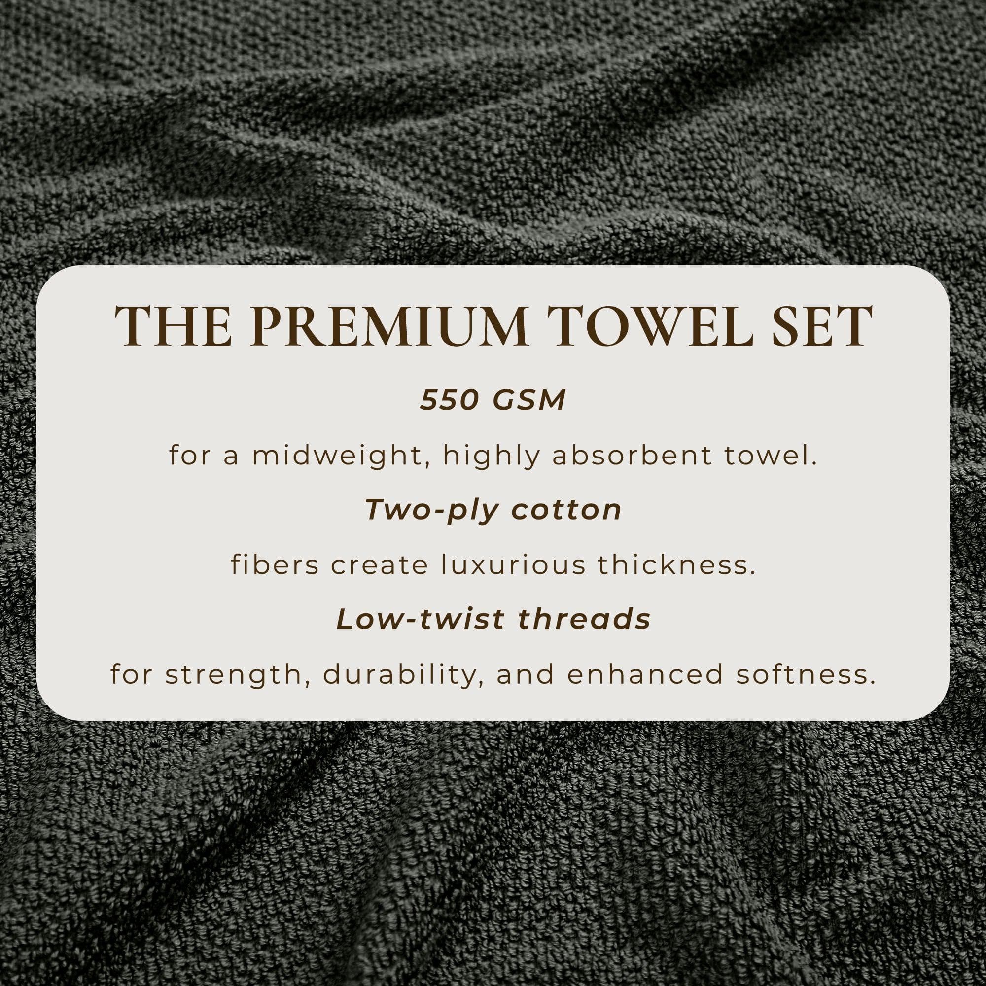 Cotton Textured Bath Towel Set - Acacia Collection - Image 175