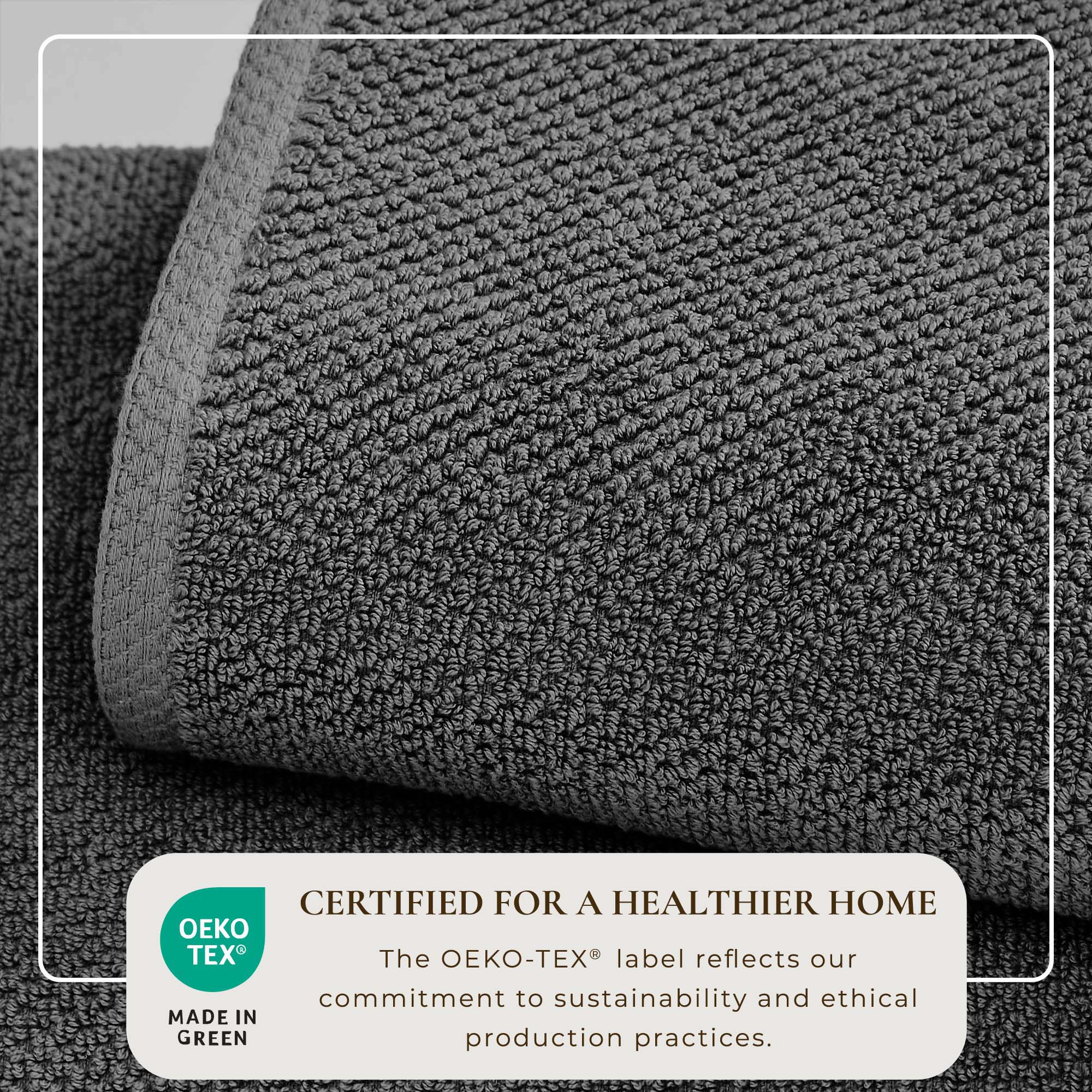 Cotton Textured Bath Towel Set - Acacia Collection - Image 188