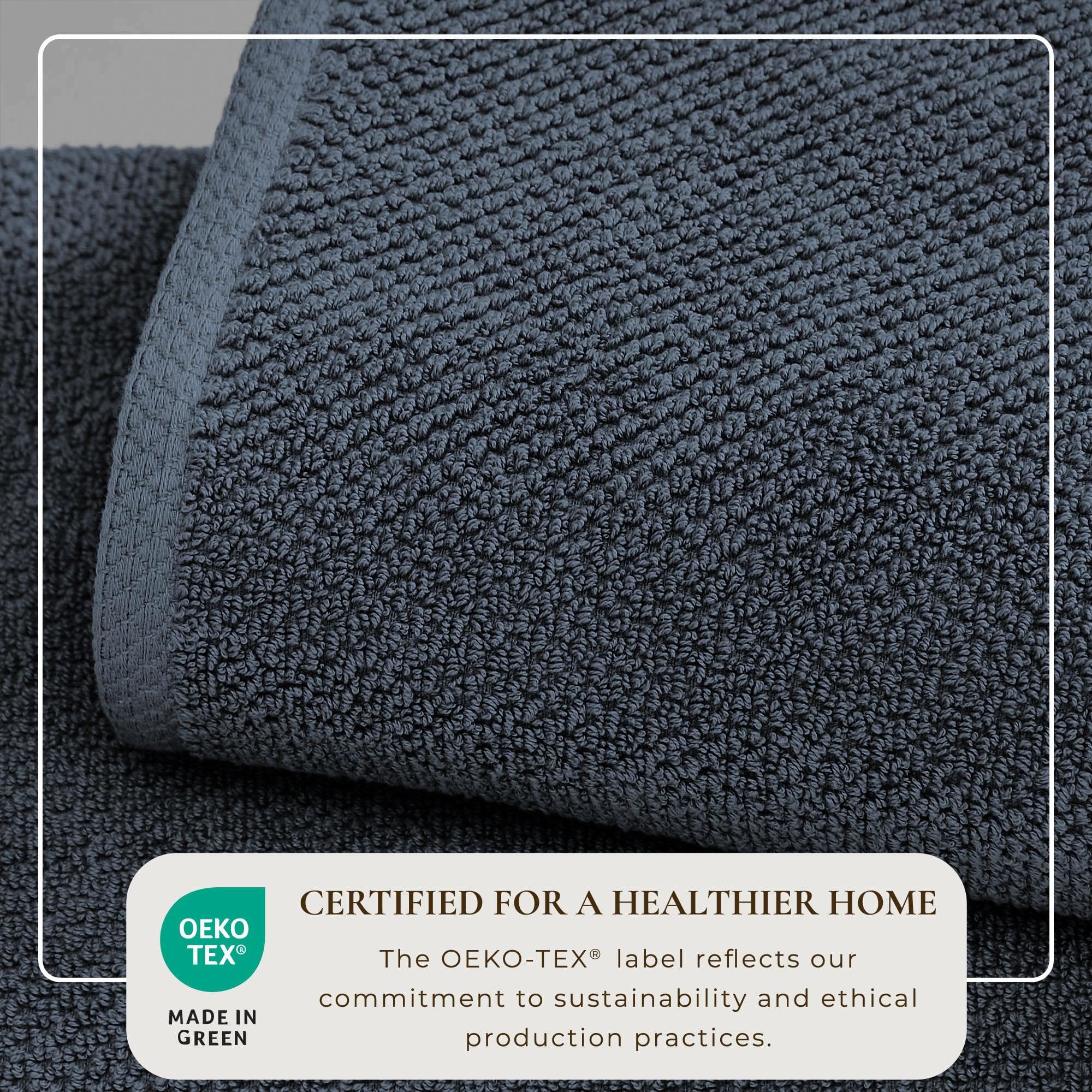 Cotton Textured Bath Towel Set - Acacia Collection - Image 202