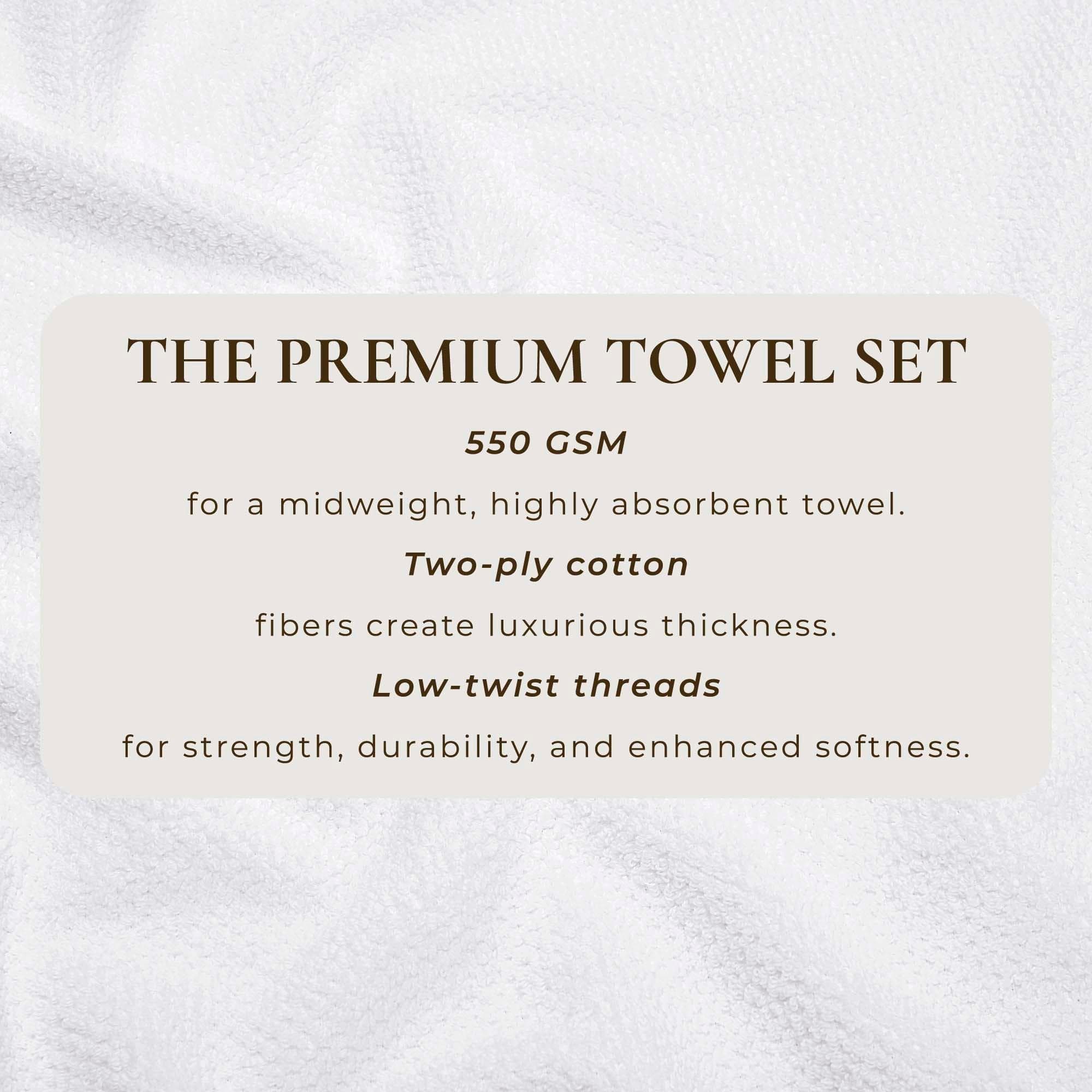Cotton Textured Bath Towel Set - Acacia Collection - Image 23