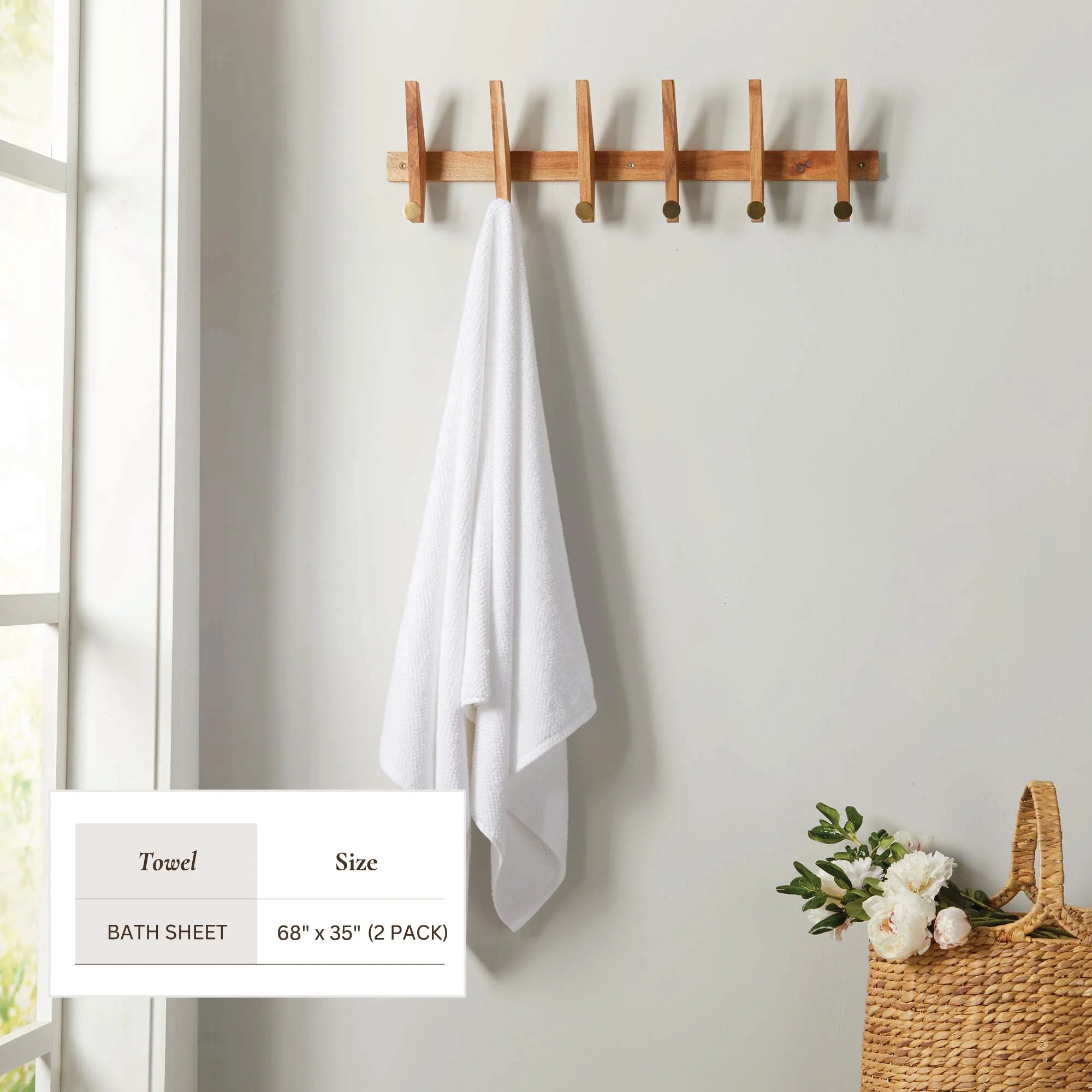 Cotton Textured Bath Towel Set - Acacia Collection - Image 26