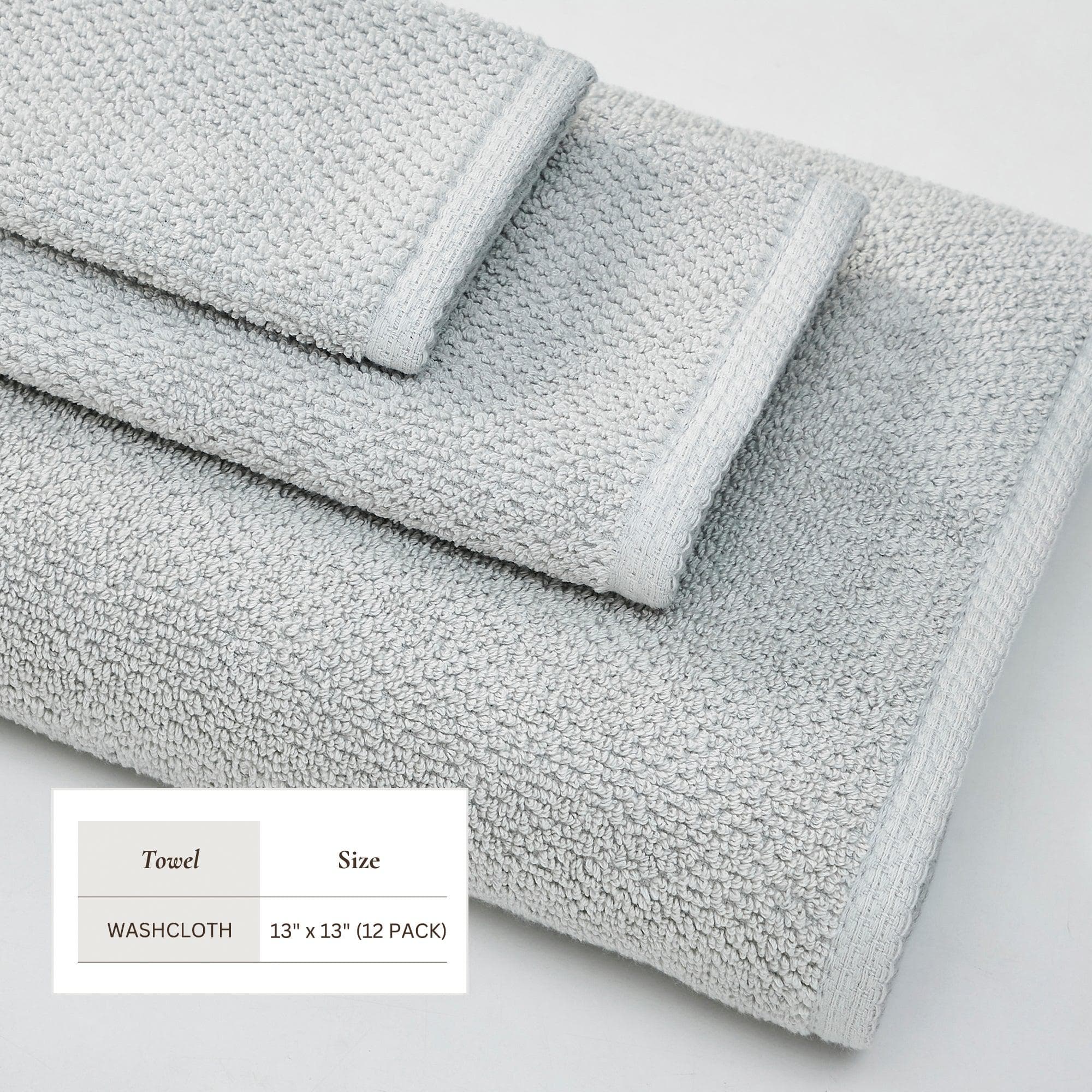 Cotton Textured Bath Towel Set - Acacia Collection - Image 57