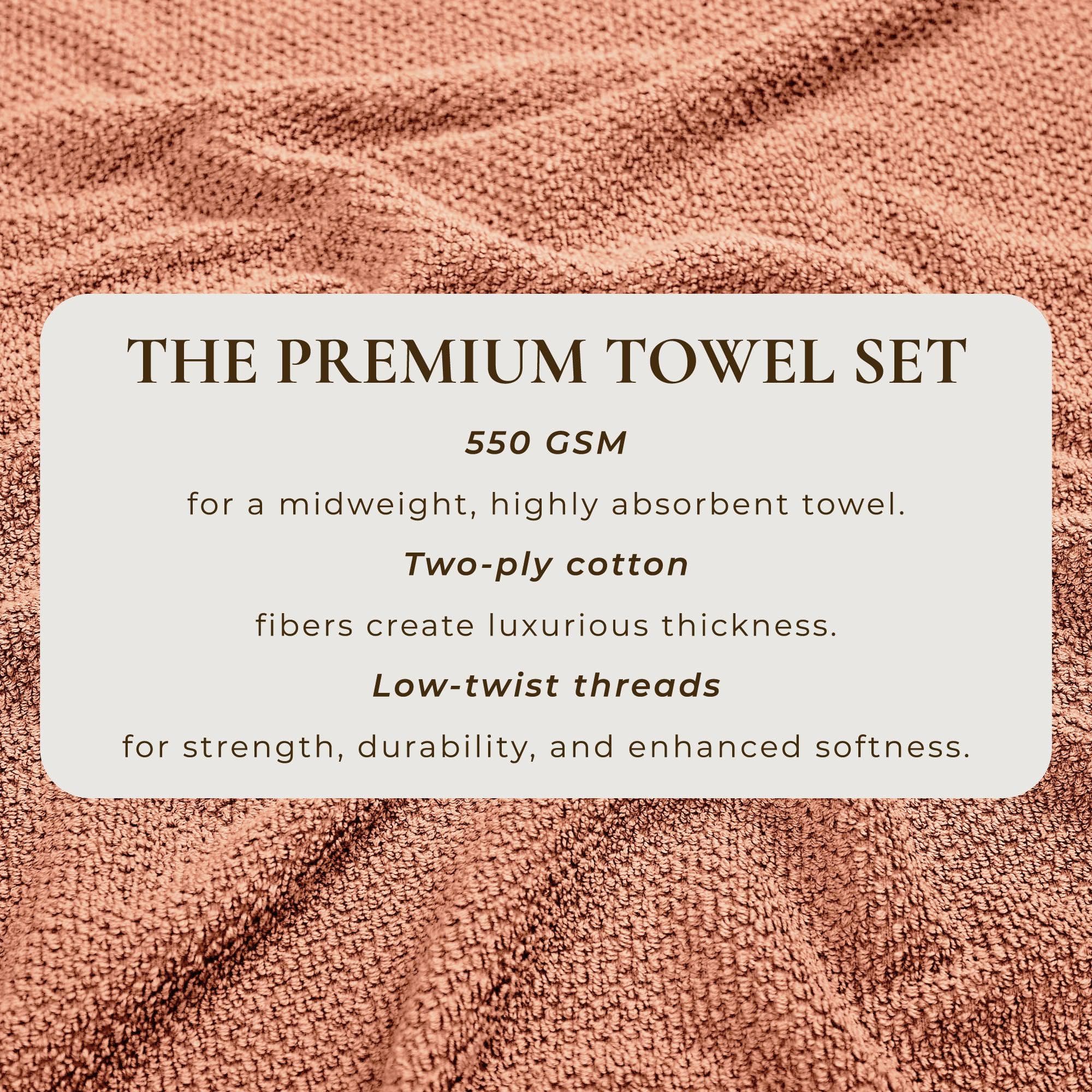 Cotton Textured Bath Towel Set - Acacia Collection - Image 79