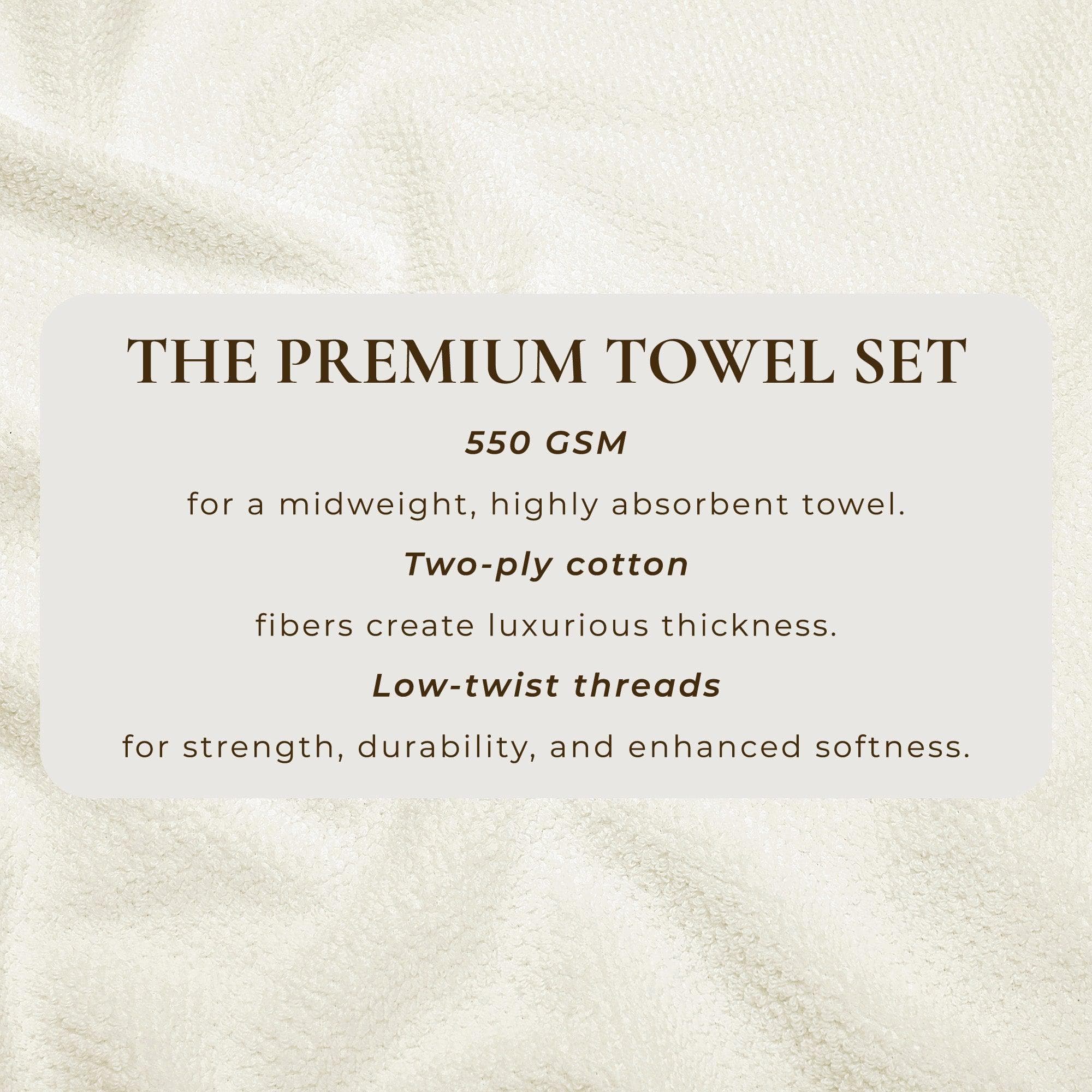 Cotton Textured Bath Towel Set - Acacia Collection - Image 8