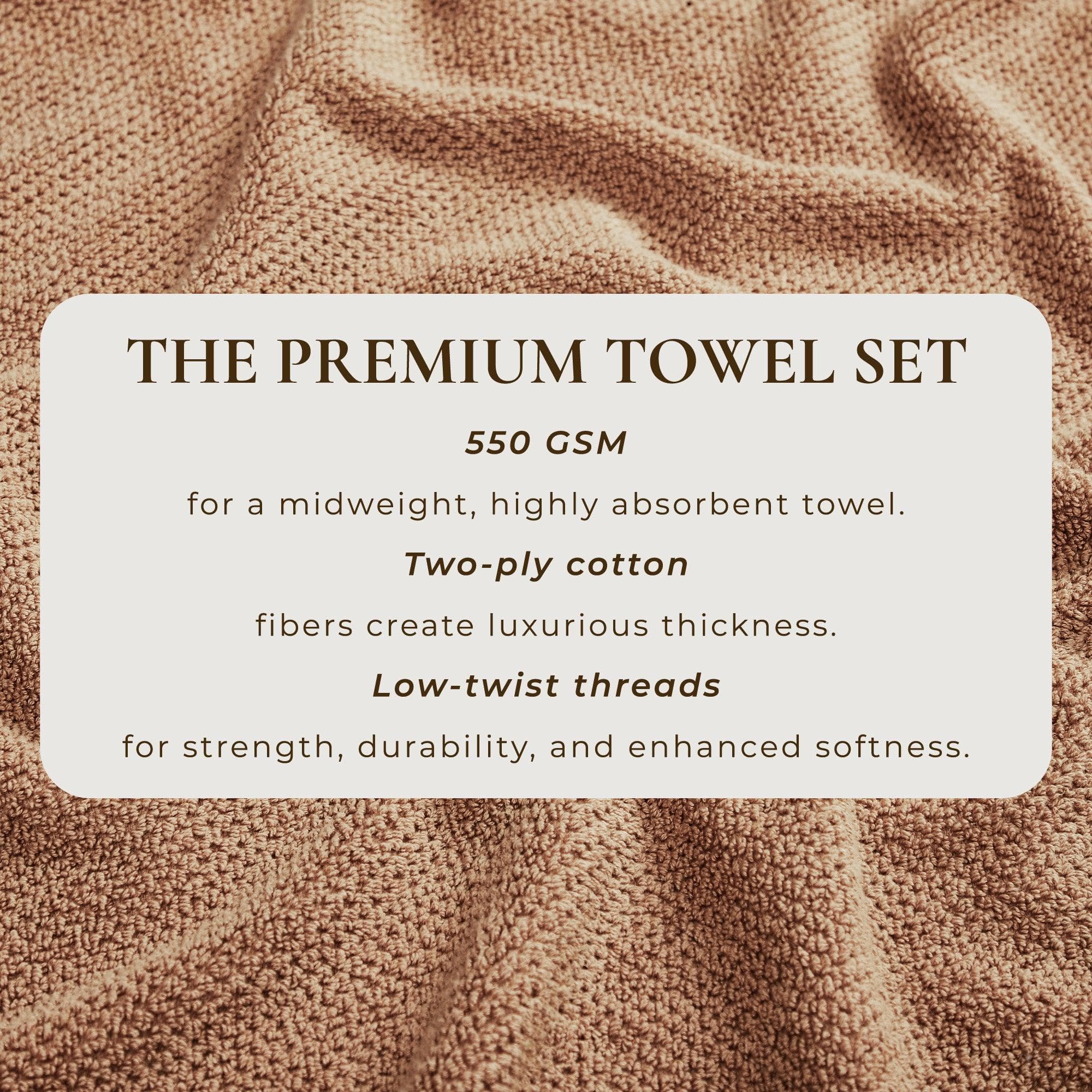 Cotton Textured Bath Towel Set - Acacia Collection - Image 92