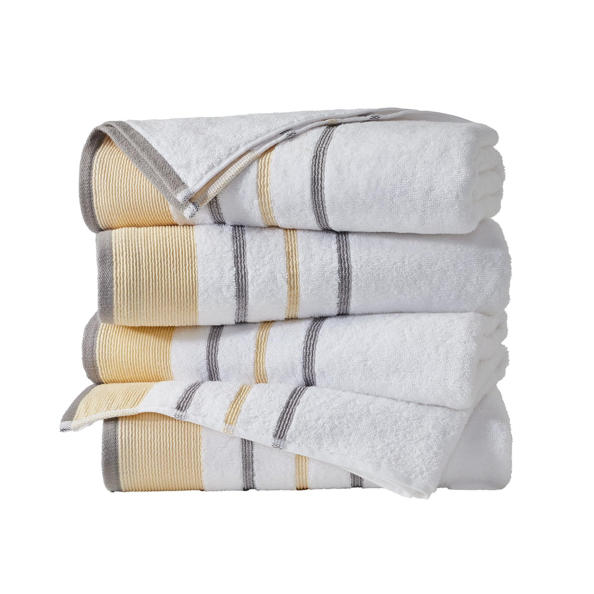 Decorative Cotton Stripe Bath Towel Set - Noelle Collection - Image 153
