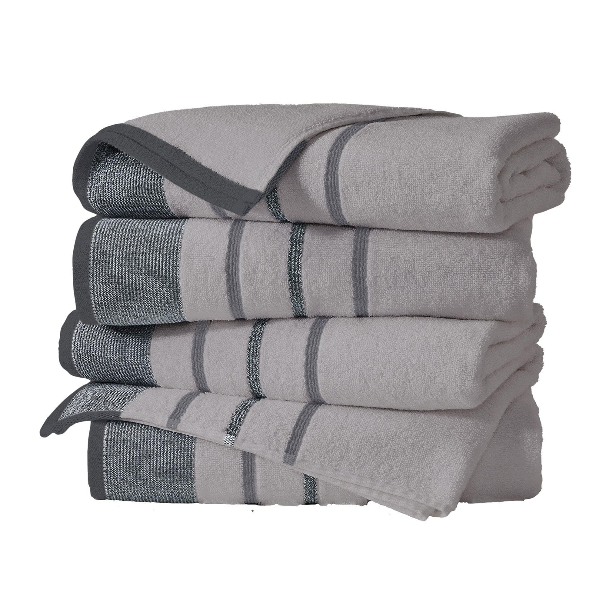 Decorative Cotton Stripe Bath Towel Set - Noelle Collection - Image 189