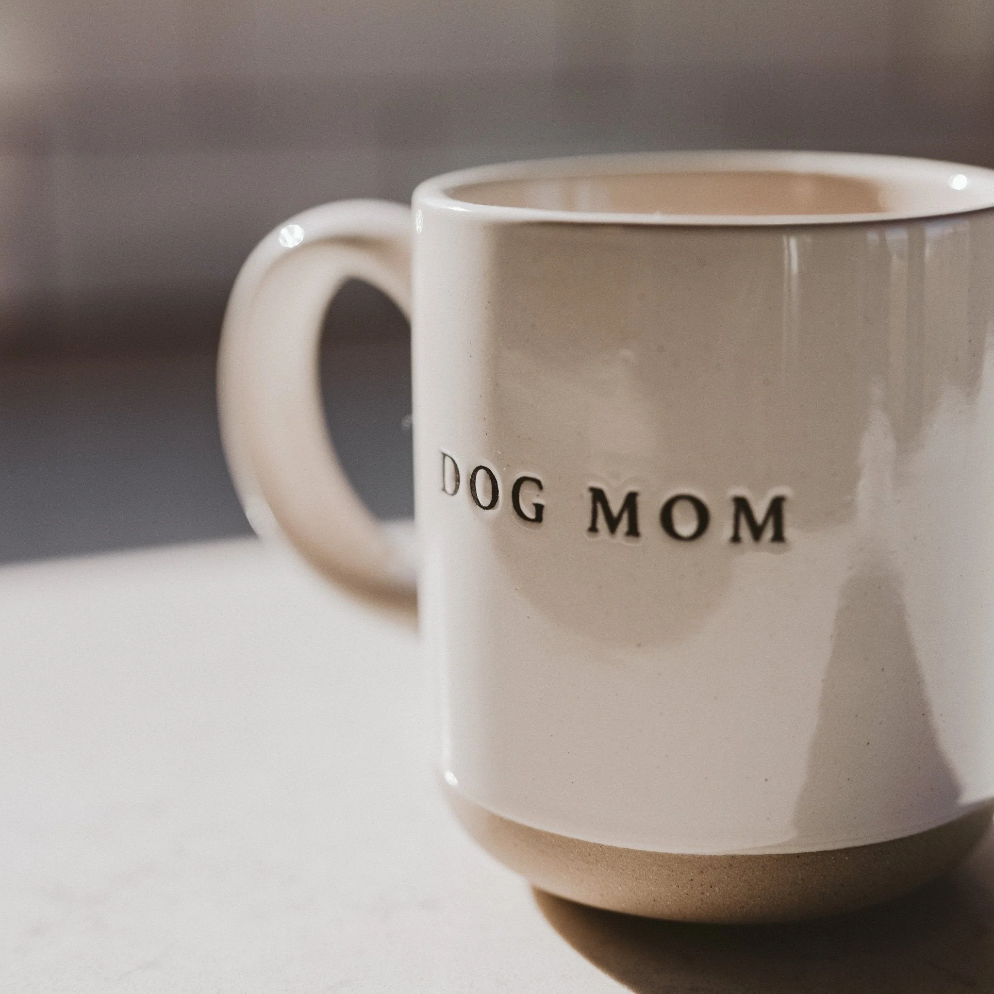 Dog Mom 14oz Stoneware Coffee Mug - Image 5