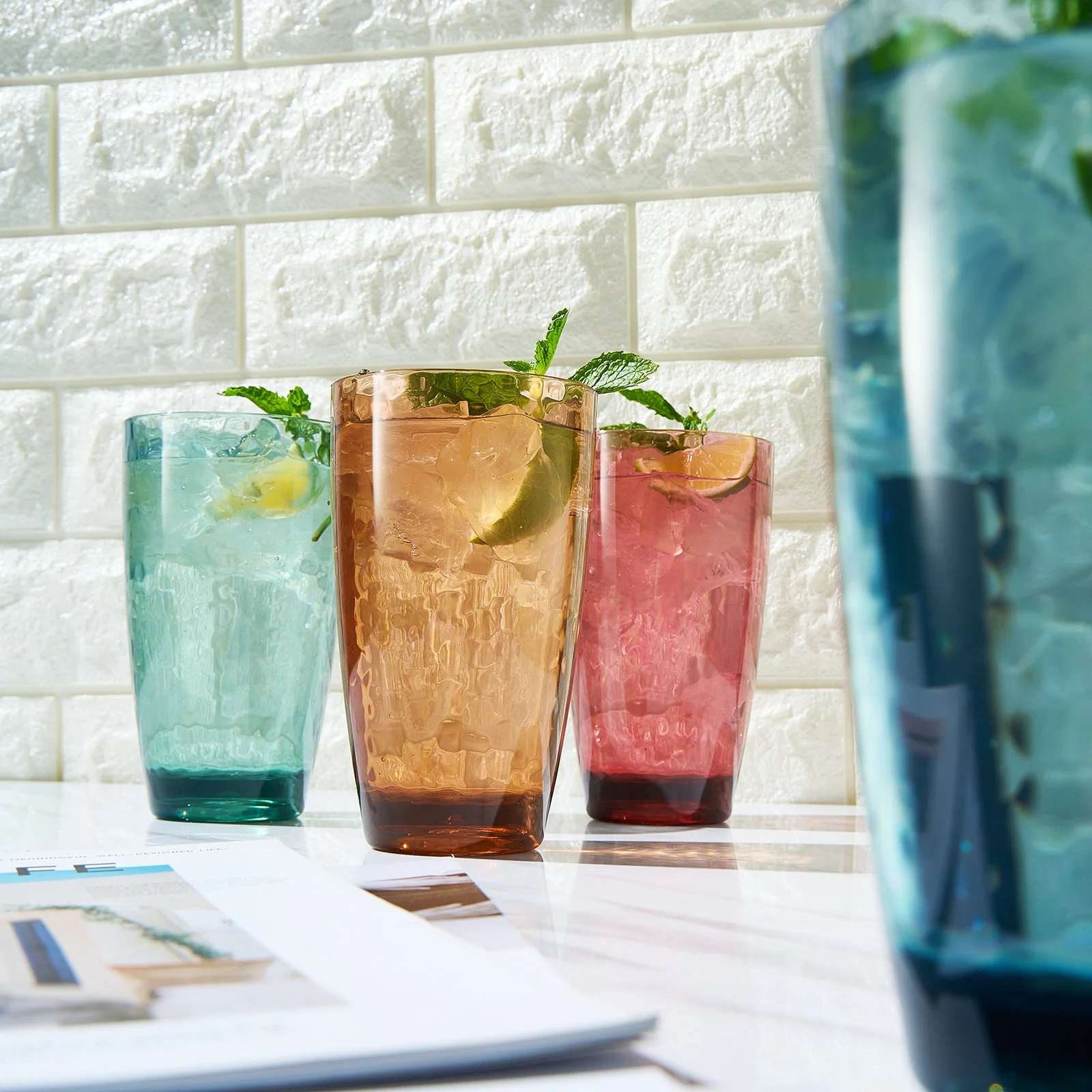 Eze Acrylic Highball Glassware, Set of 4 - Image 4