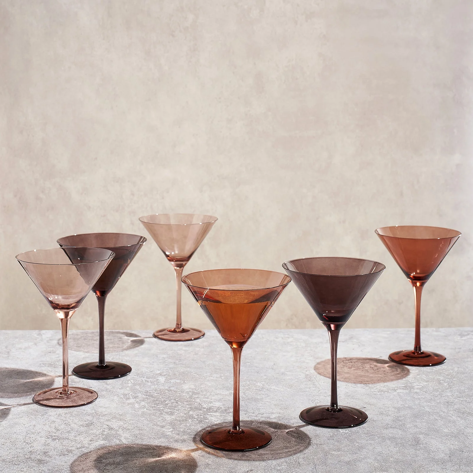 Fortuna Martini Cocktail Glassware, Set of 6 - Image 3