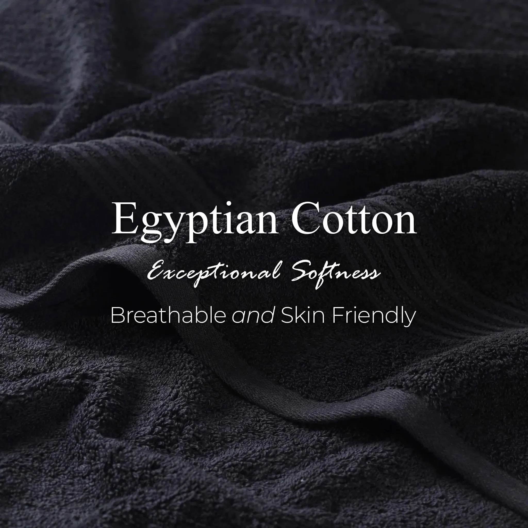 Heritage Egyptian Cotton Plush Heavyweight 6 Piece Towel Set - Image 14