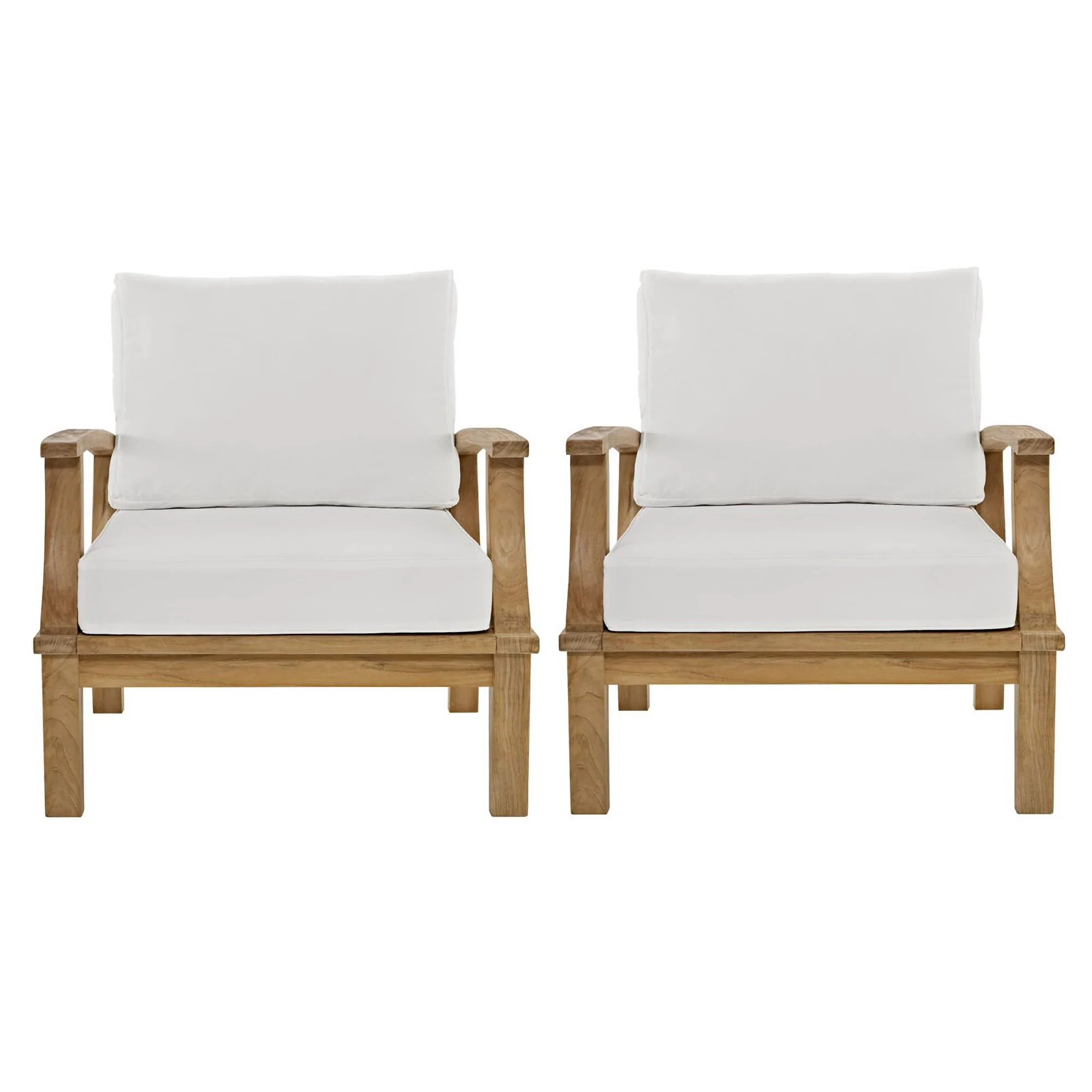 Marina 2 Piece Outdoor Patio Teak Set by Modway - Image 12