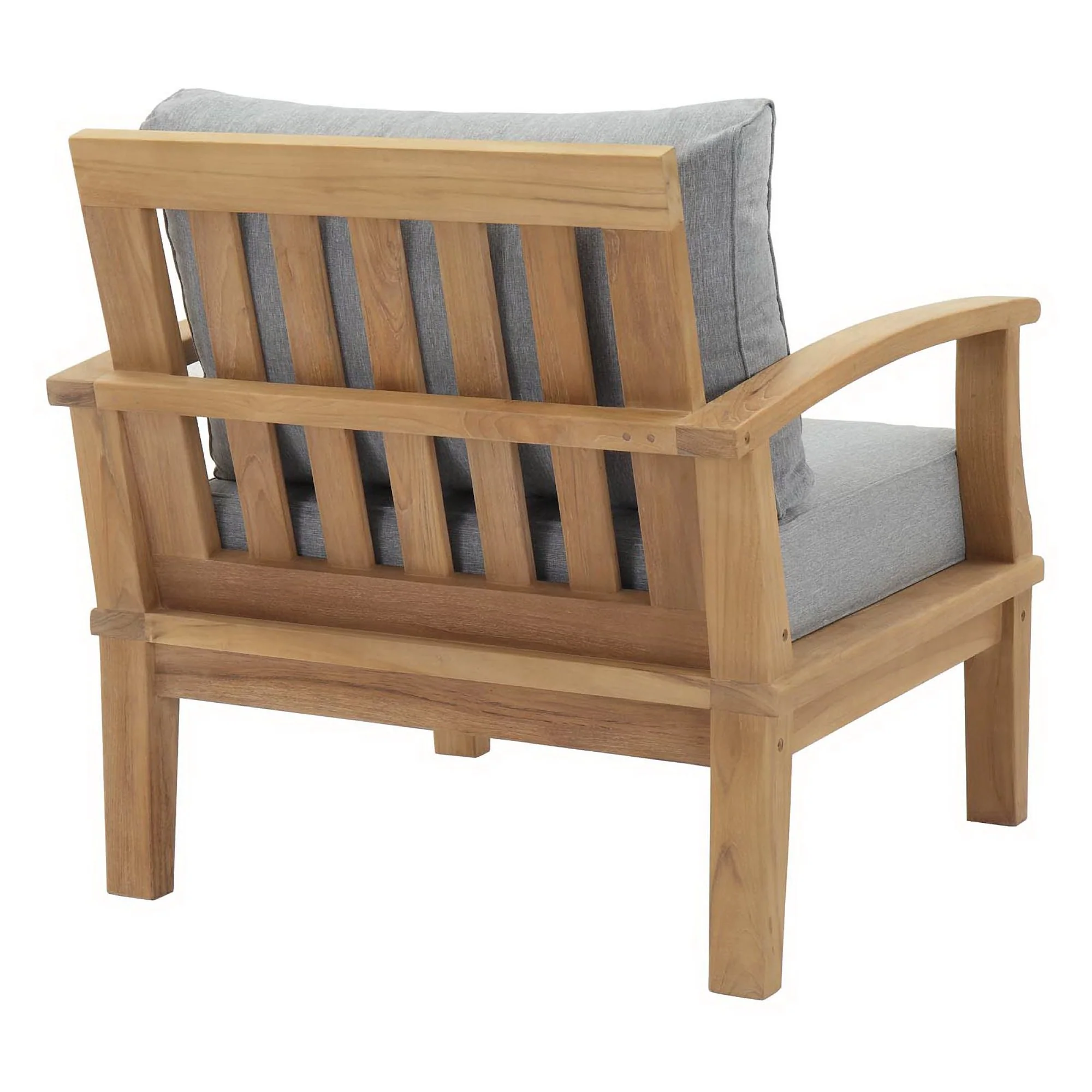 Marina Outdoor Patio Teak Armchair by Modway - Image 3