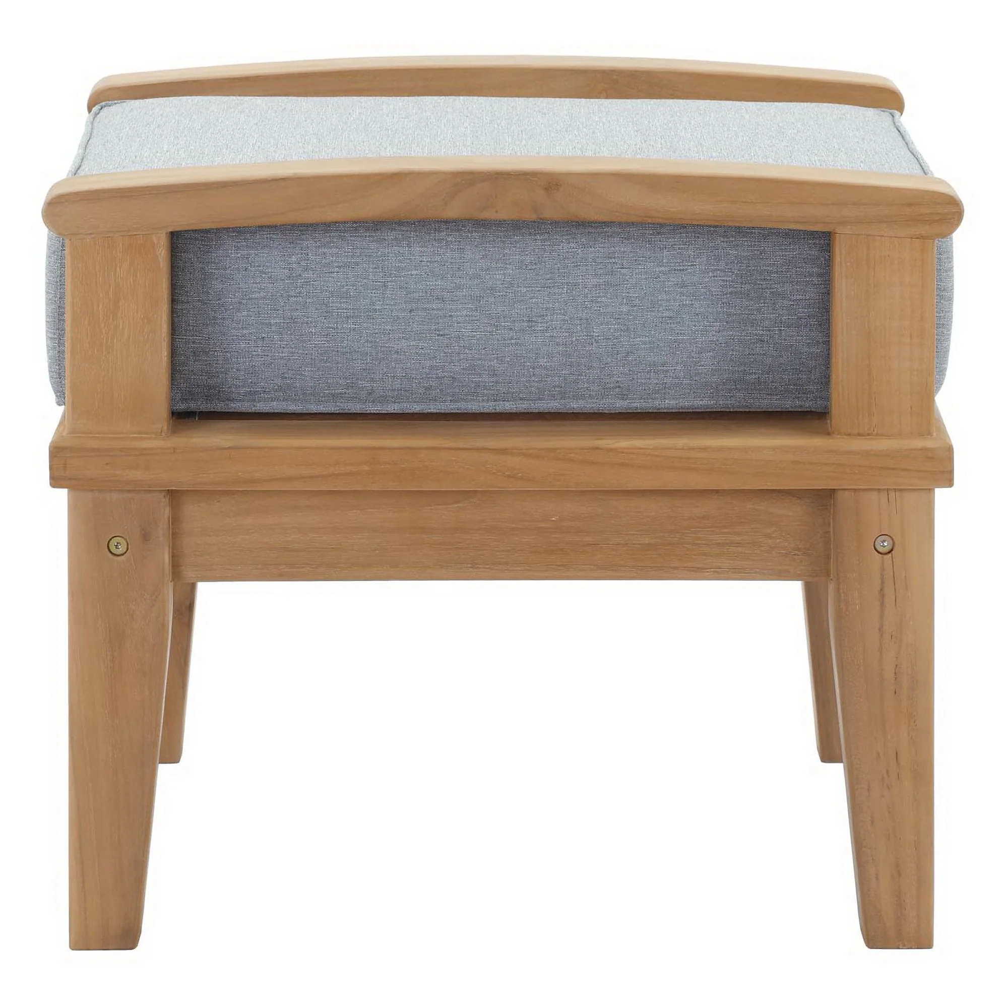 Marina Outdoor Patio Teak Ottoman by Modway - Image 14