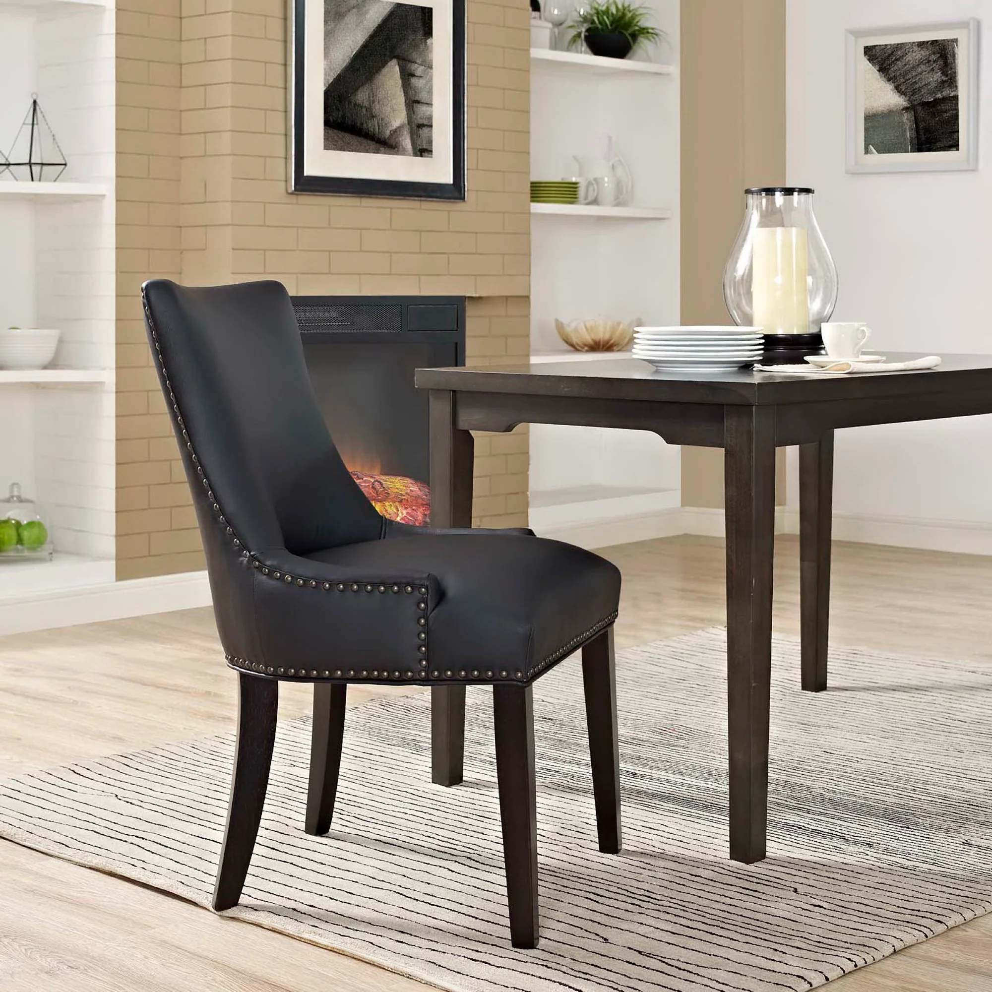 Marquis Vegan Leather Dining Chair by Modway - Image 12