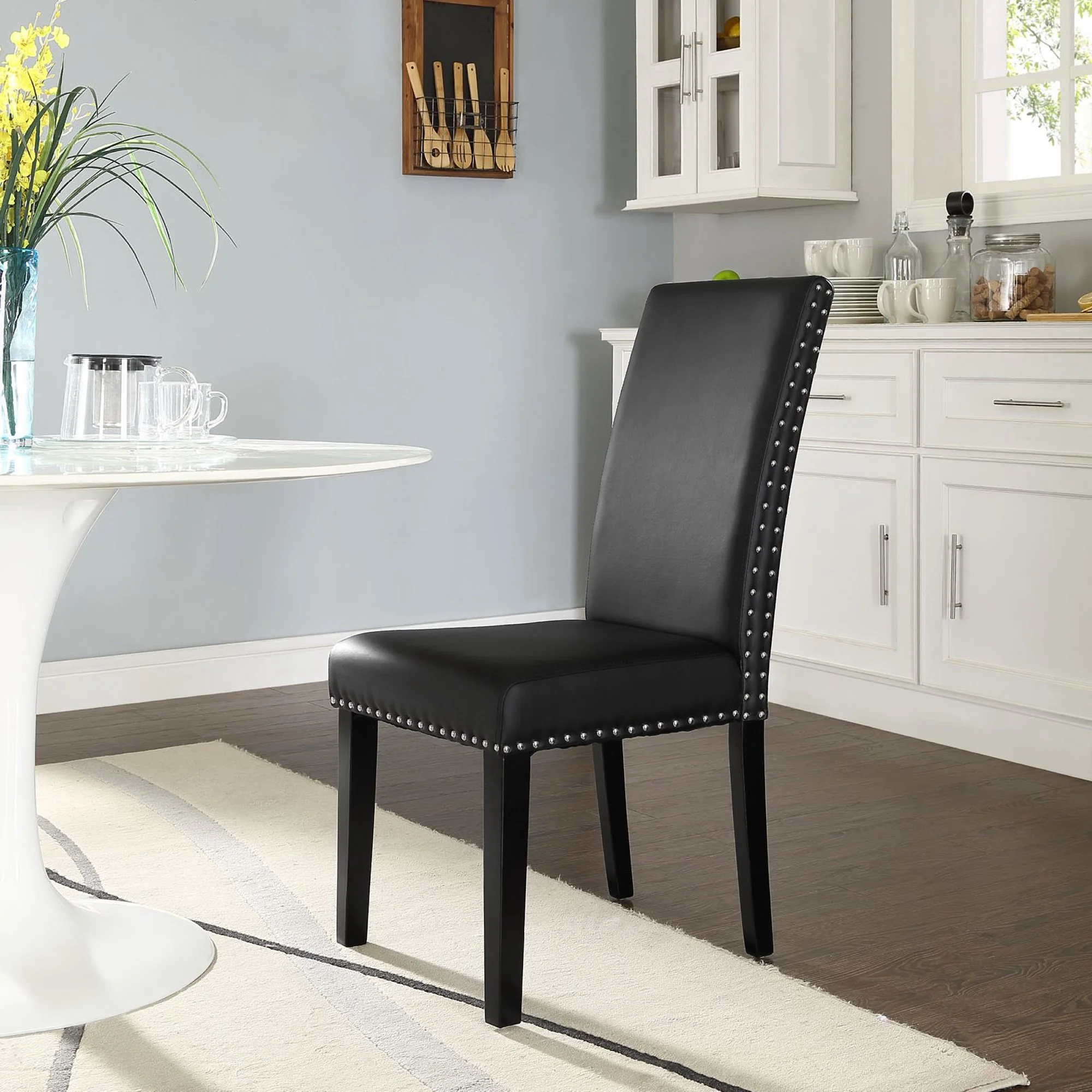 Parcel Dining Faux Leather Side Chair by Modway - Image 4