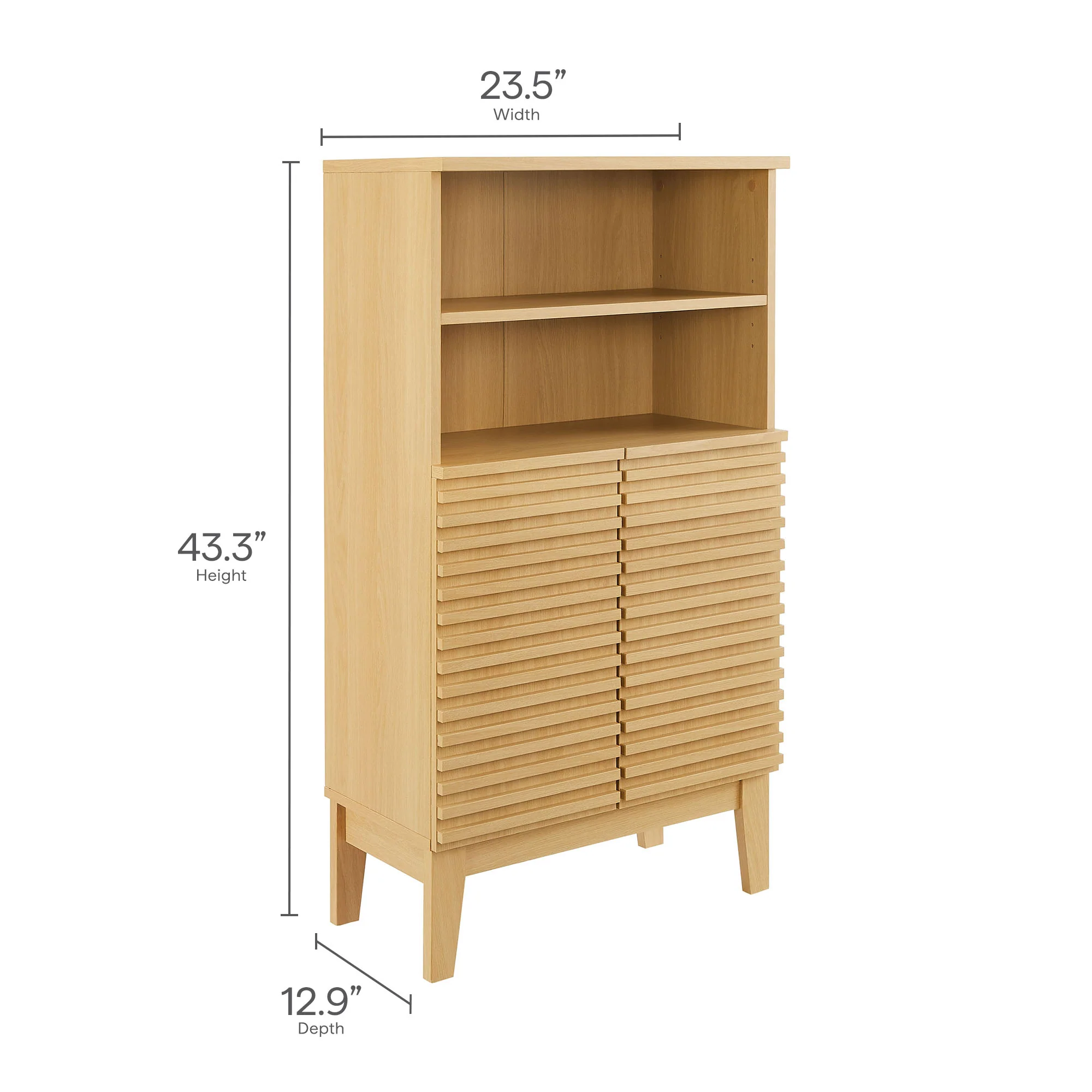 Render Freestanding Bathroom Storage Cabinet by Modway - Image 3