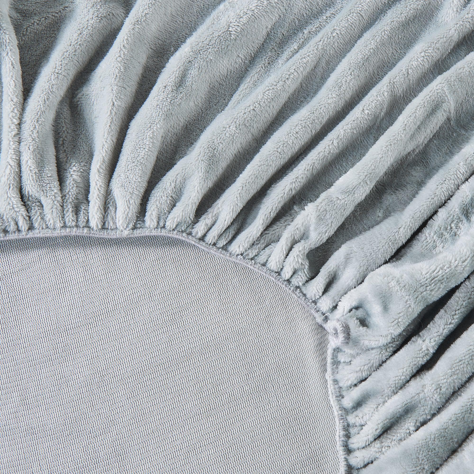 Solid Plush Fitted Sheet - Velvet Luxe Collection - Image 26