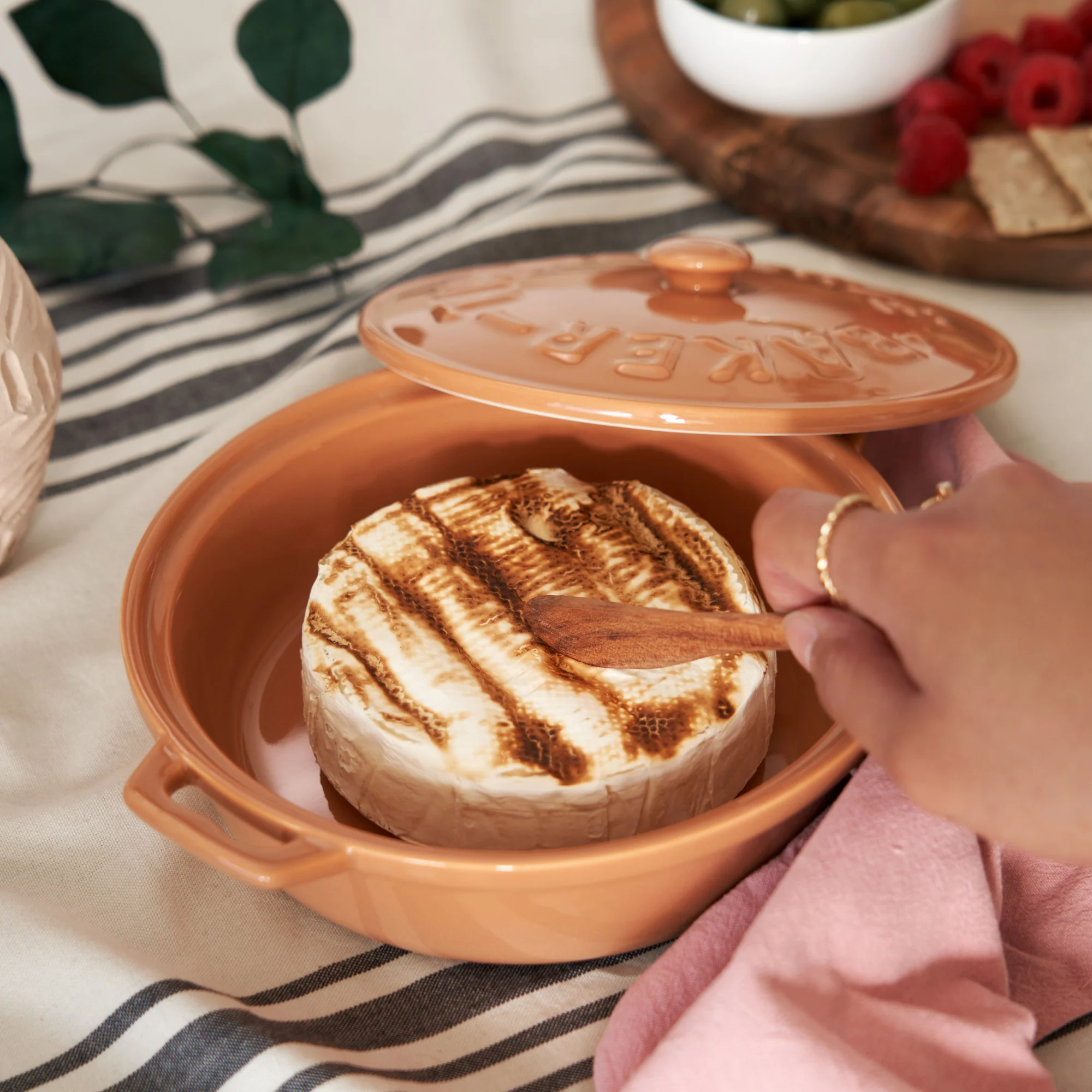 Terracotta brie baker set by twine living® - Image 3