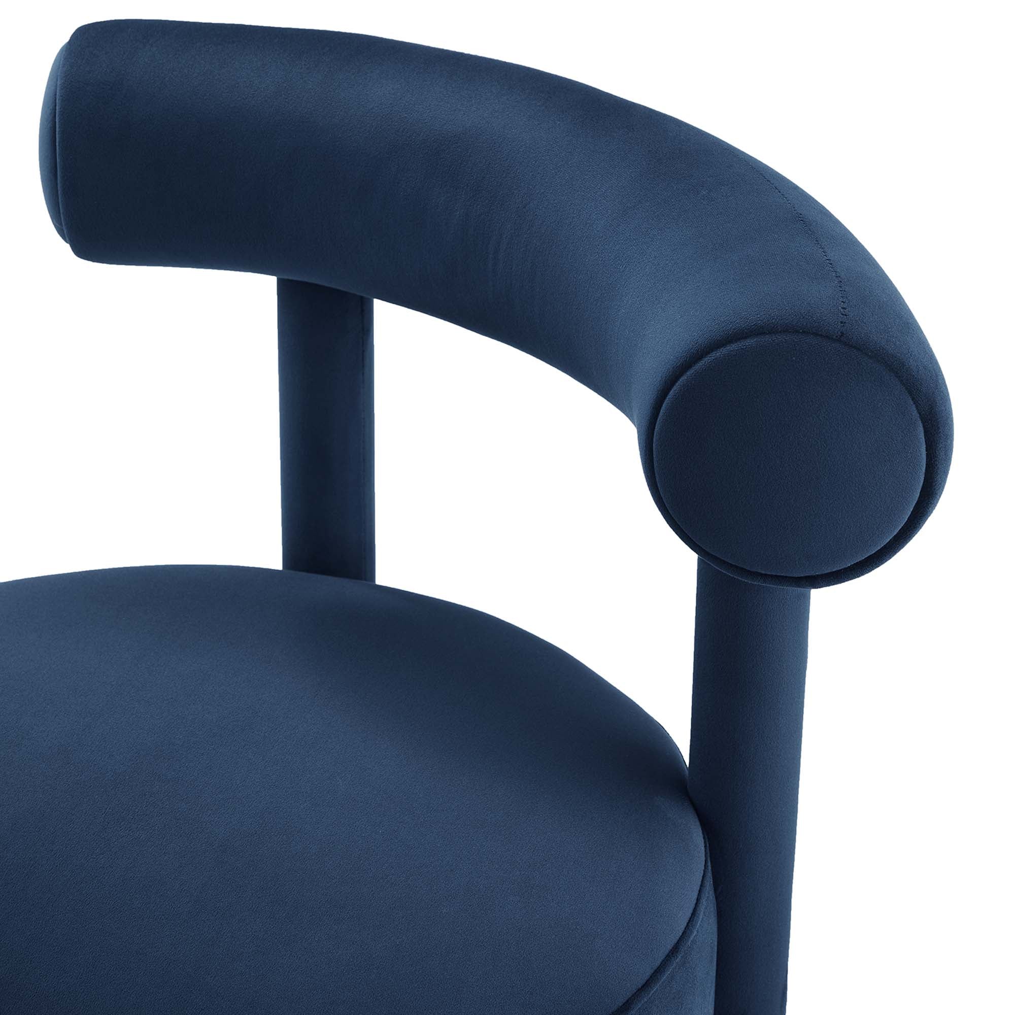 Toulouse Performance Velvet Dining Chair by Modway - Image 7