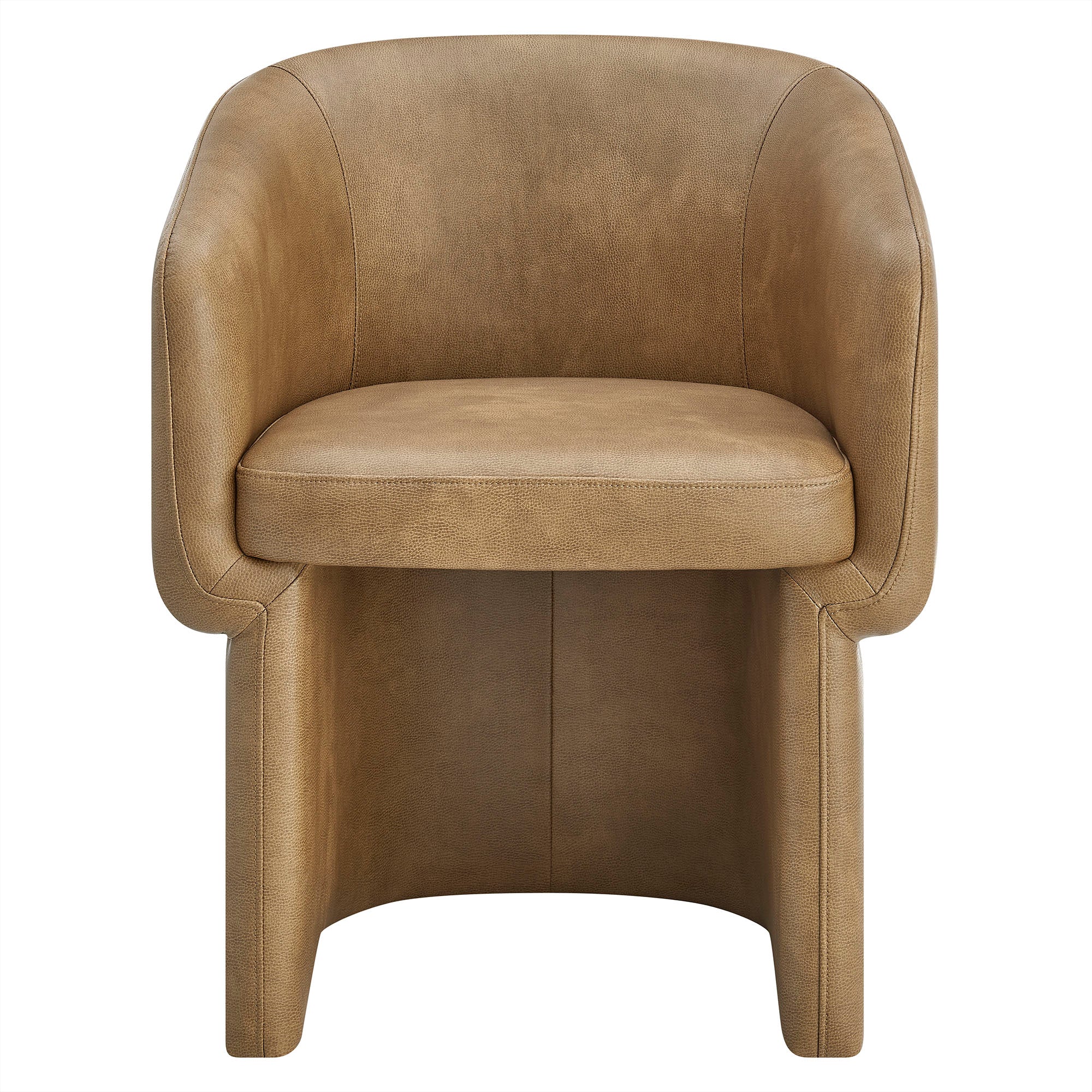 Verity Barrel Back Vegan Leather Dining Chair by Modway - Image 9